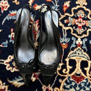 Black Slingback Heels